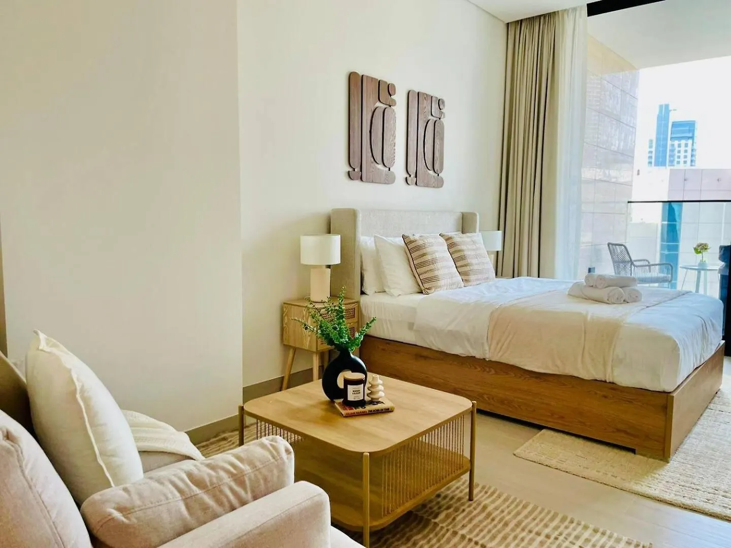 Modern Studio Business Bay Burj Khalifa View Dubai United Arab Emirates